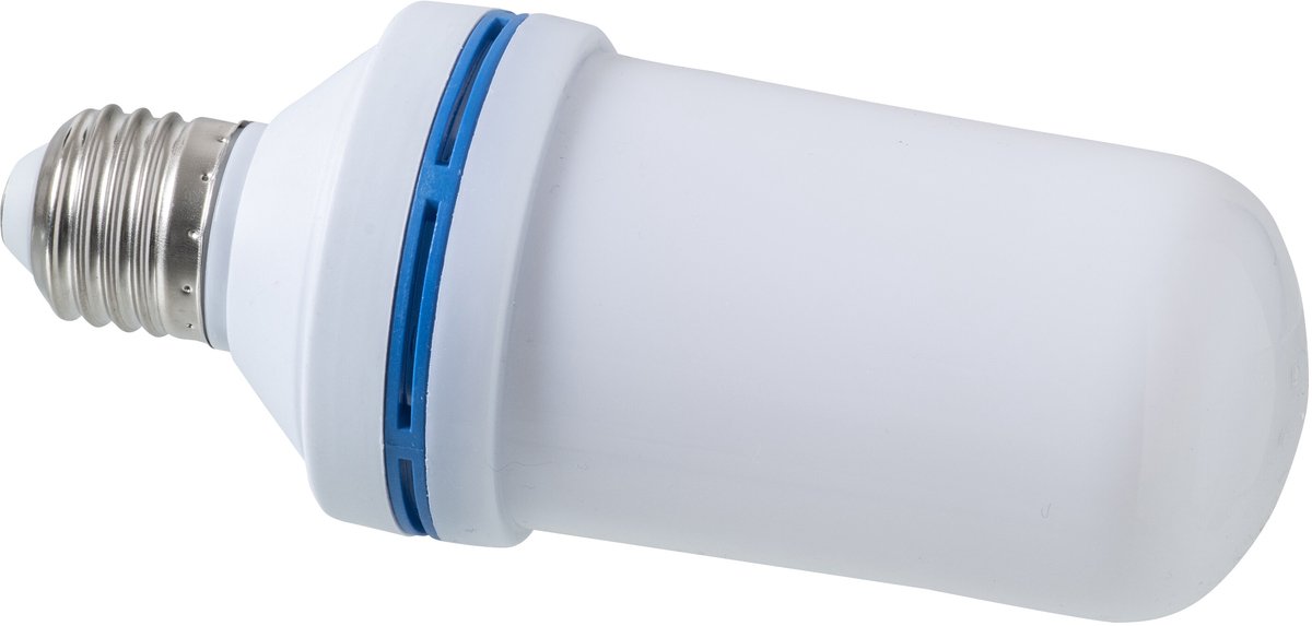 J-Line ledlamp Vuureffect - kunststof - wit