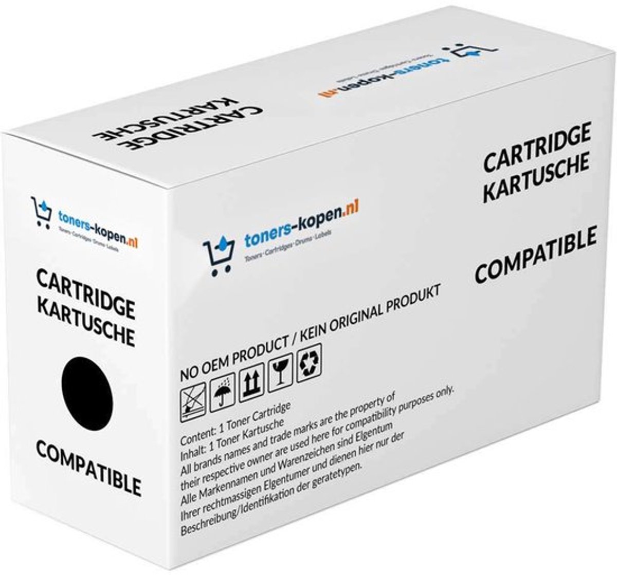 Canon CLI65BK - Inktcartridge Zwart - Huismerk Compatible - Geschikt voor Canon Pixma PRO Canon Pixma Pro 200 - ICB65-V2 alternatief - Canon inktcartridge