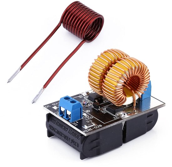 Inductieverwarmingsmodule voor lage spanning 5V tot 12V met verwarmingsspoel en Tesla-ladder voor efficiënt verwarmen — afbeelding 5