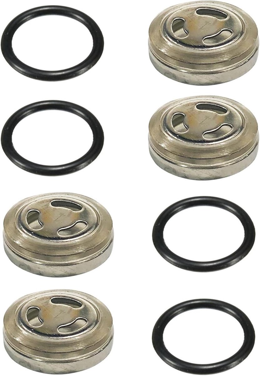 Complete Set van 4 Stukken voor Remcilinder Reservoir, Vervangende O-ringen en Glasafdichtingen voor Voorrem en Koppeling (18mm)