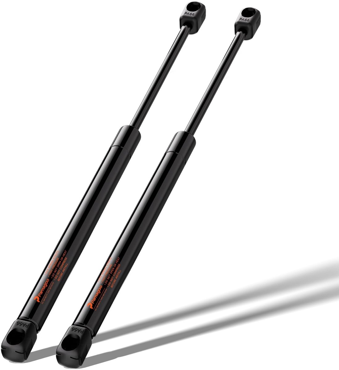Gasveren set van 2 - 150 lbs/667N - Zwart