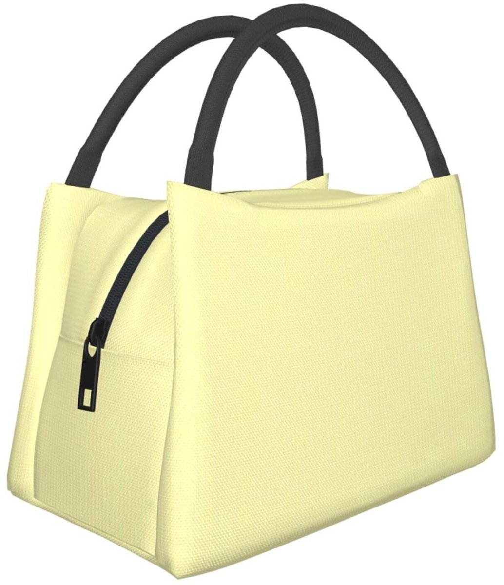 Opvouwbare koeltas - Geïsoleerde lunchbox met banaanprint - Geel