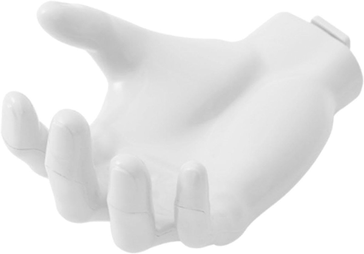 Hand Basketball Ballhouder - Wandmontage - Wit