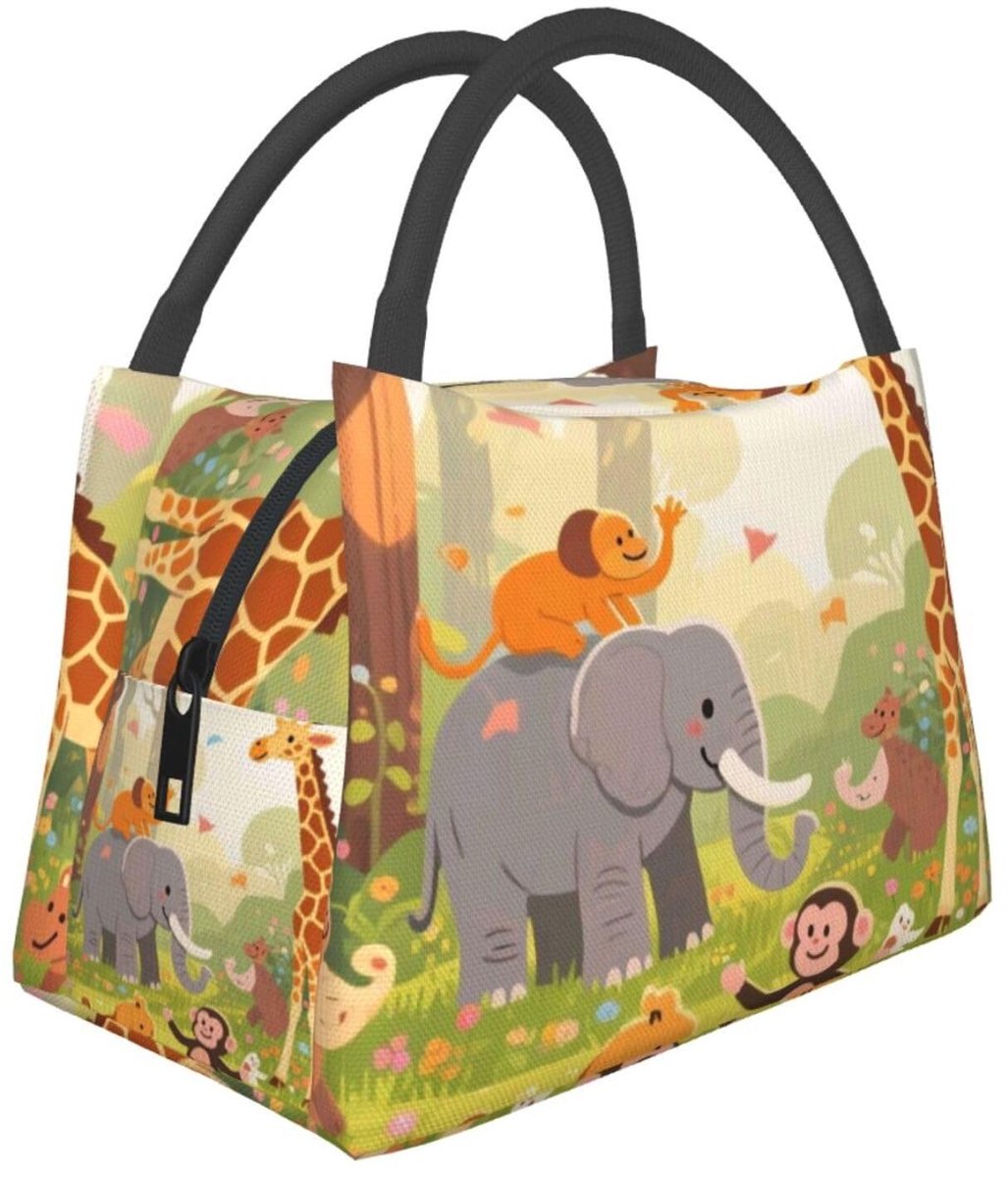 Opvouwbare Koeltas - Geïsoleerde Lunch Bag - Jamboreezo Print