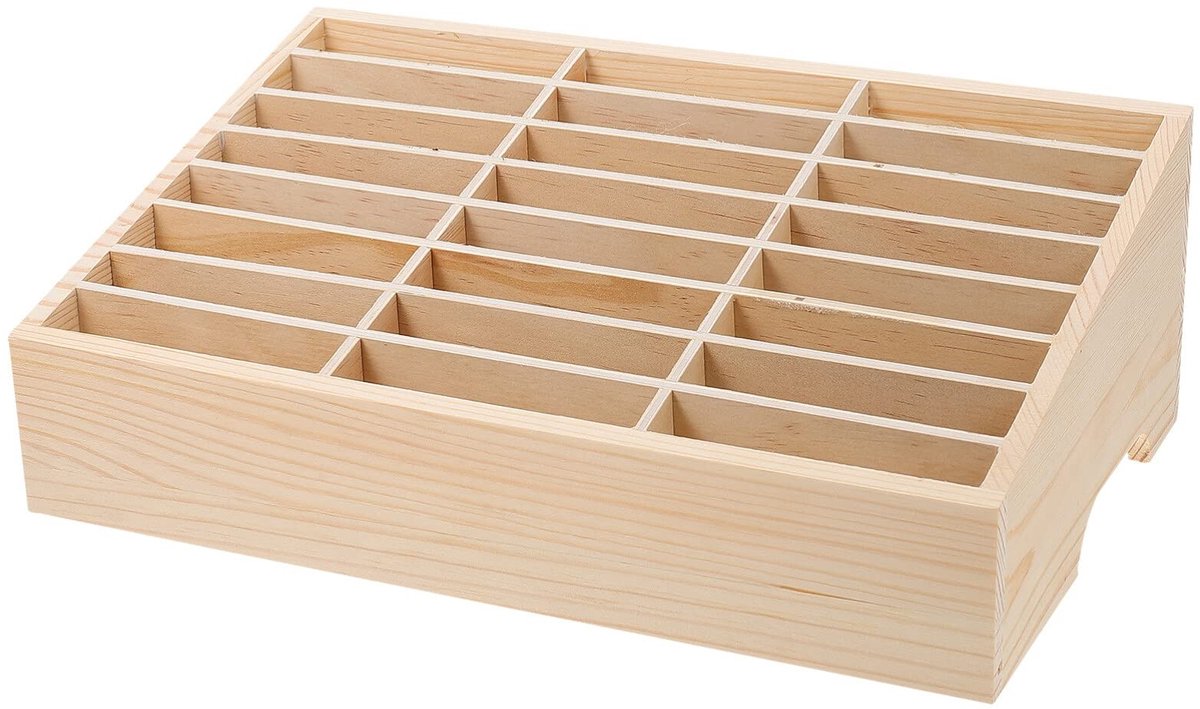 Houten Opberghouder - Multifunctioneel voor Telefoon en Accessoires