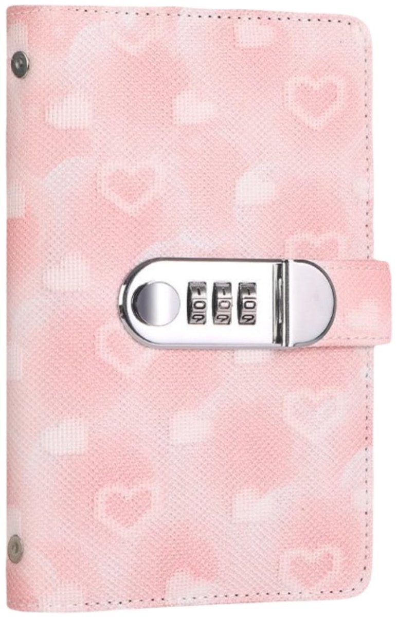 100 Enveloppen Spaaruitdaging Boek - Roze Geldbesparende Binder