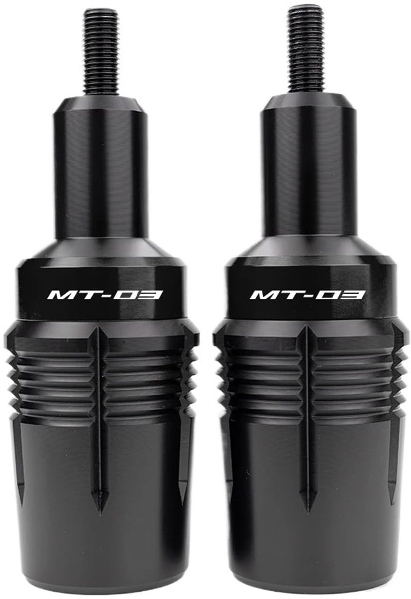 Motorfiets Valbescherming met Frame Sliders - Zwart