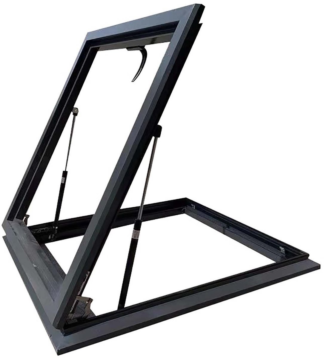 Dakraam met aluminium frame - Dubbellaags gehard glas