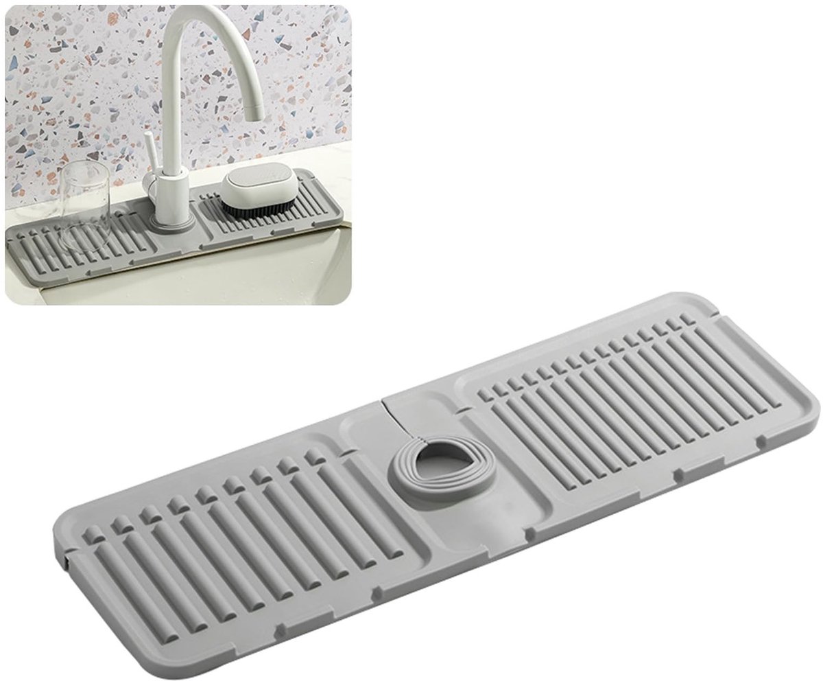 Kraanmat - Siliconen Splash Guard met Sneldrogende Eigenschappen
