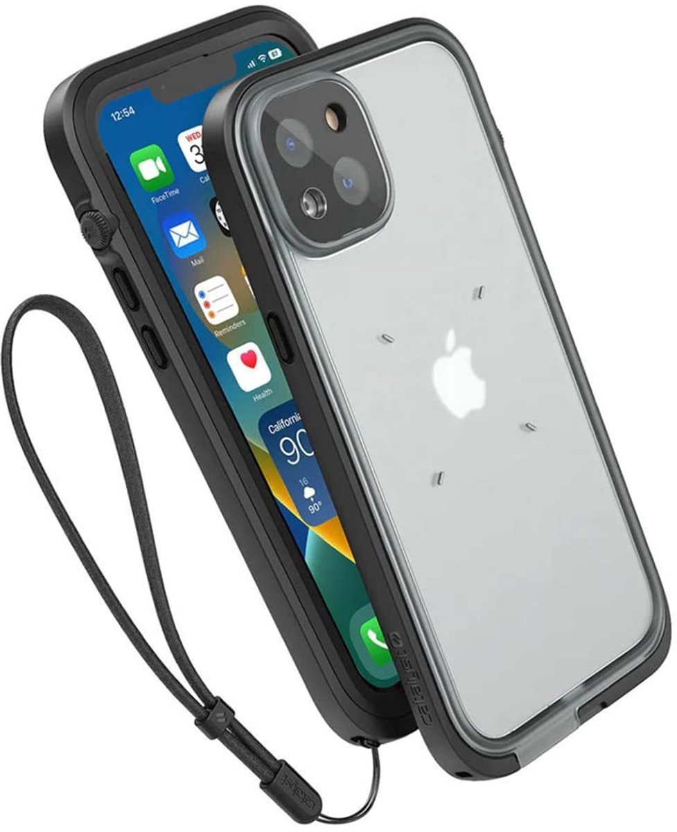 Totale bescherming Waterproof Case voor iPhone 14 Plus - Zwart