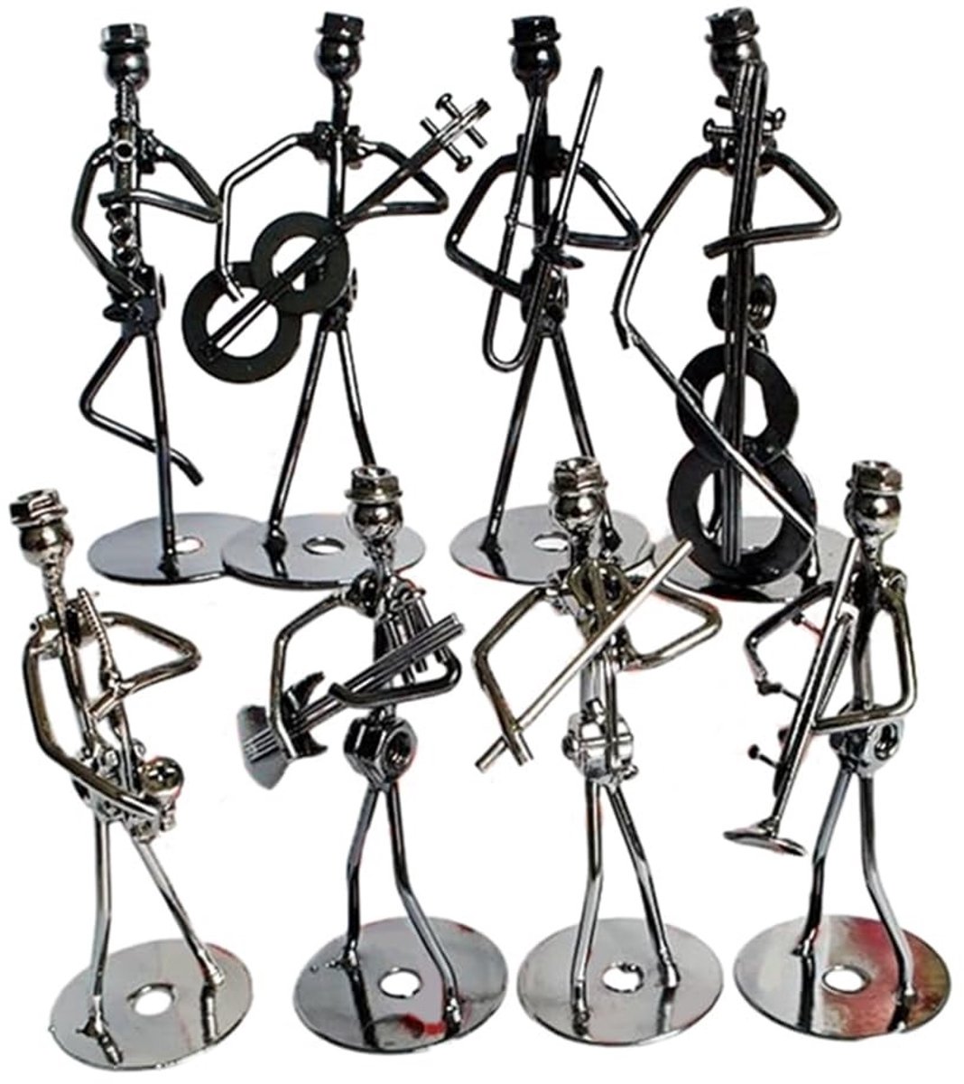 Muziekband Ambachten Set - 8 Pack Tafel Ornamenten