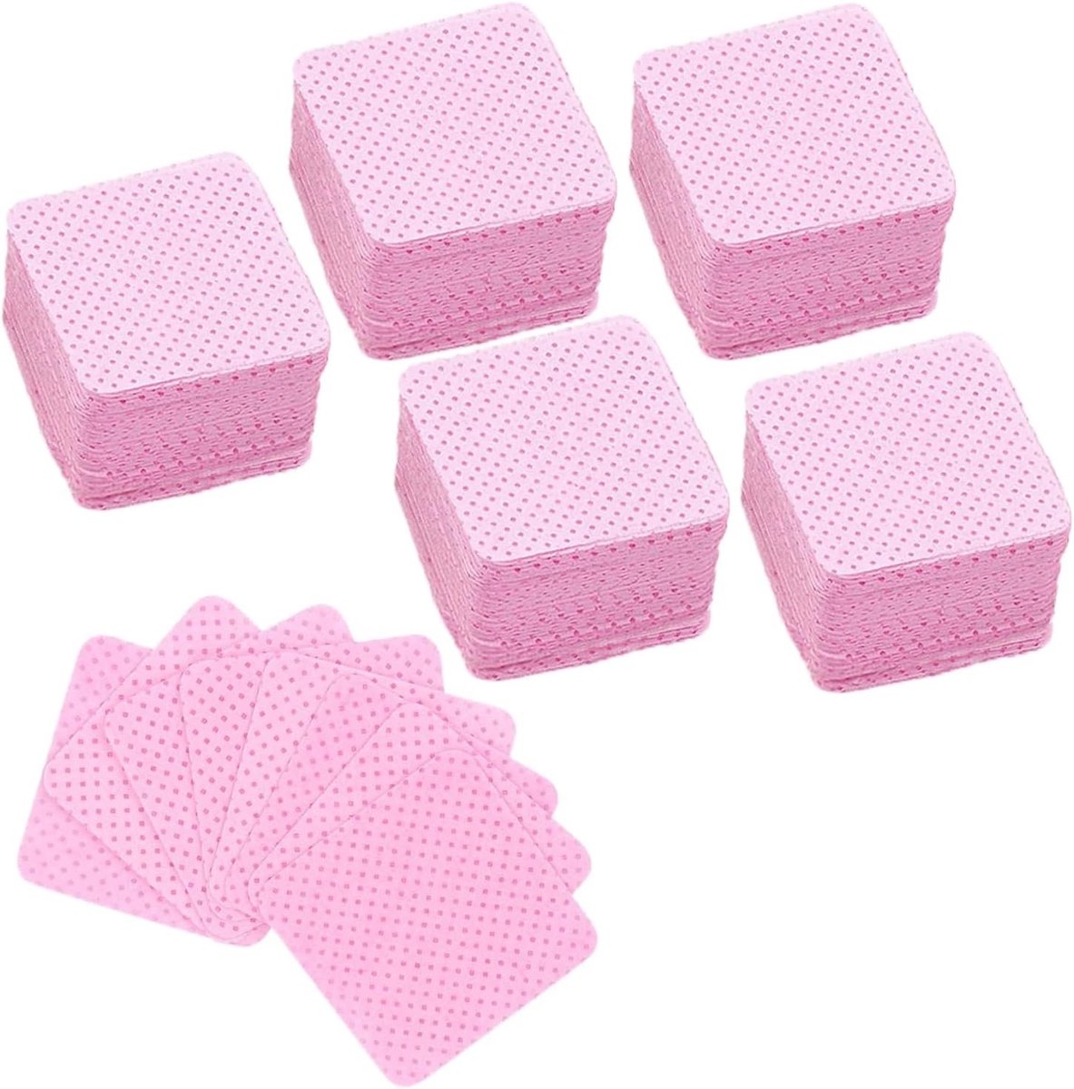 Lintvrije Nageldoeken - 600 Stuks UV-absorberende Removerdoeken voor Perfecte Nagelverzorging, Ideaal voor Manicure en Pedicure