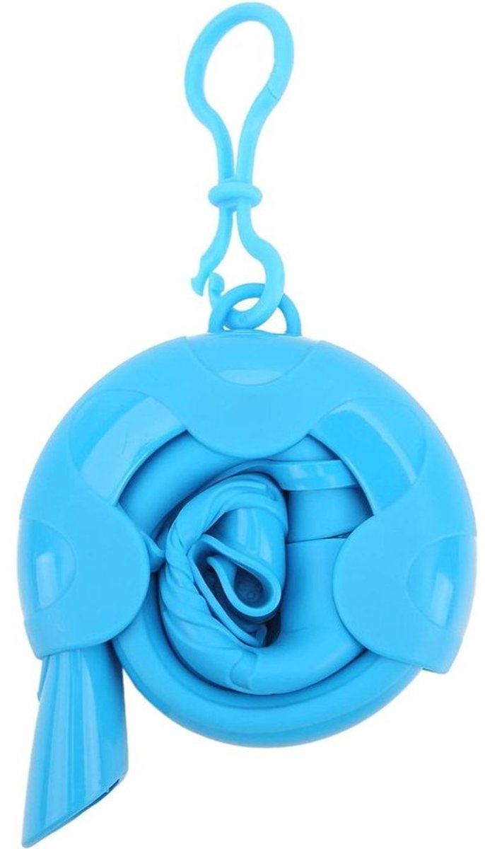 Droge Snorkel - Snorkelbuis Zwemmen - Onderwater Ontdekken - Opvouwbaar Ontwerp - 13 x 12 x 5 cm - Blauw