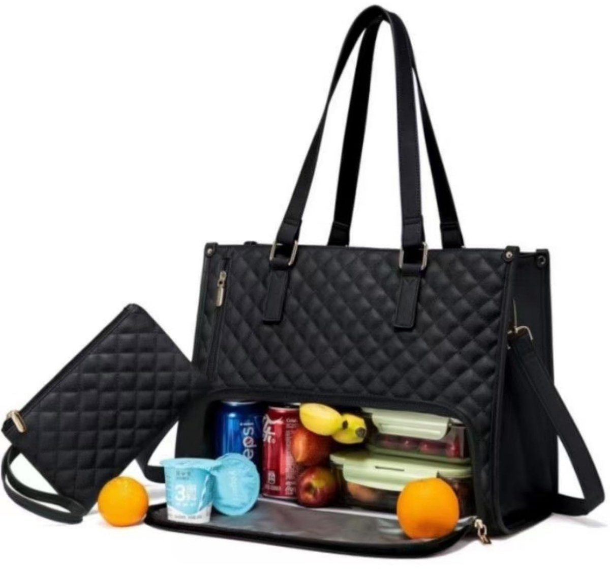 Vrouwelijke Lunchtas - Handtas met Isolatie - Voor Werk en School