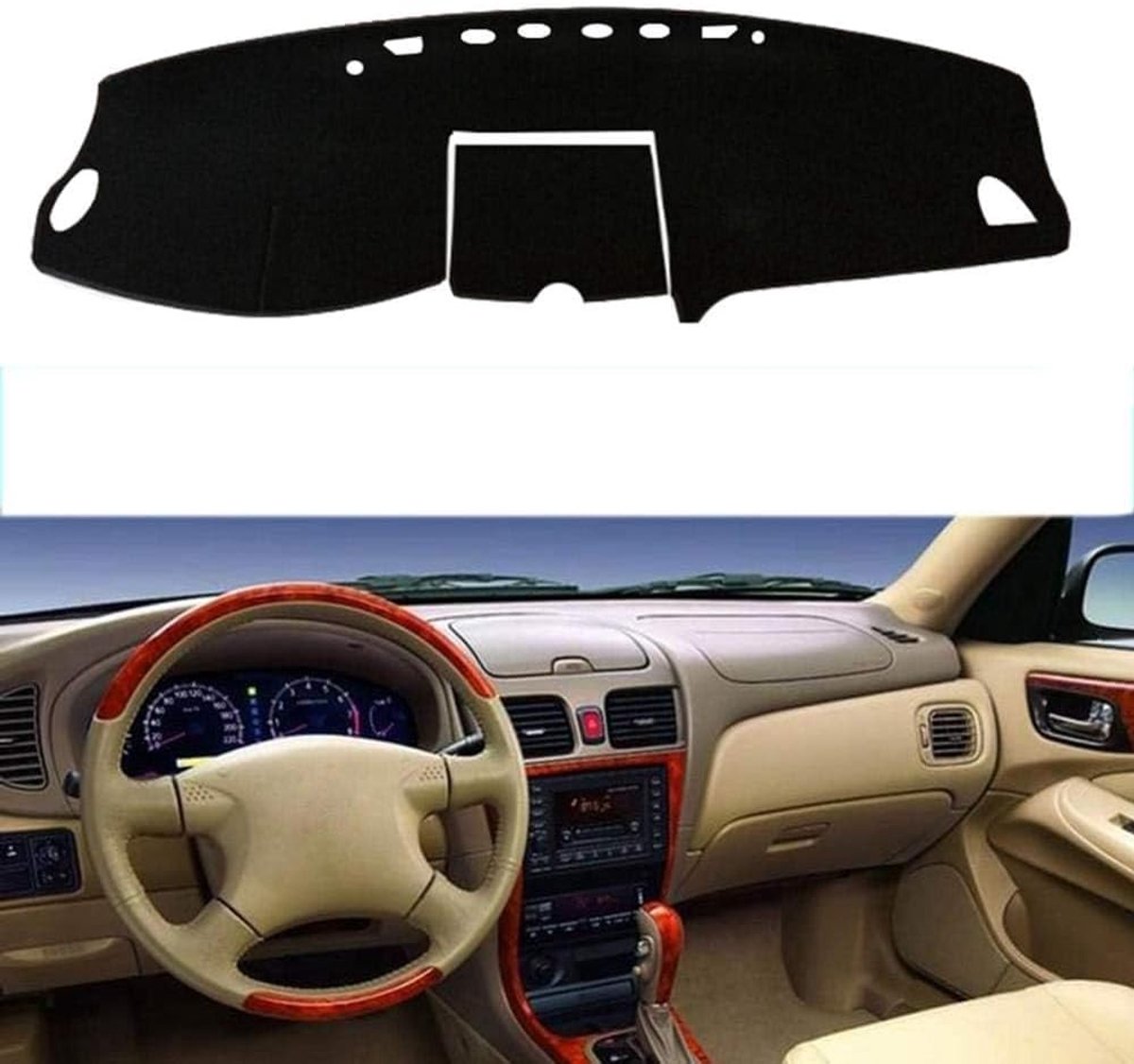 Dashboardmat voor Nissan Sunny 2004-2005 - Antislip, stof- en lichtdicht