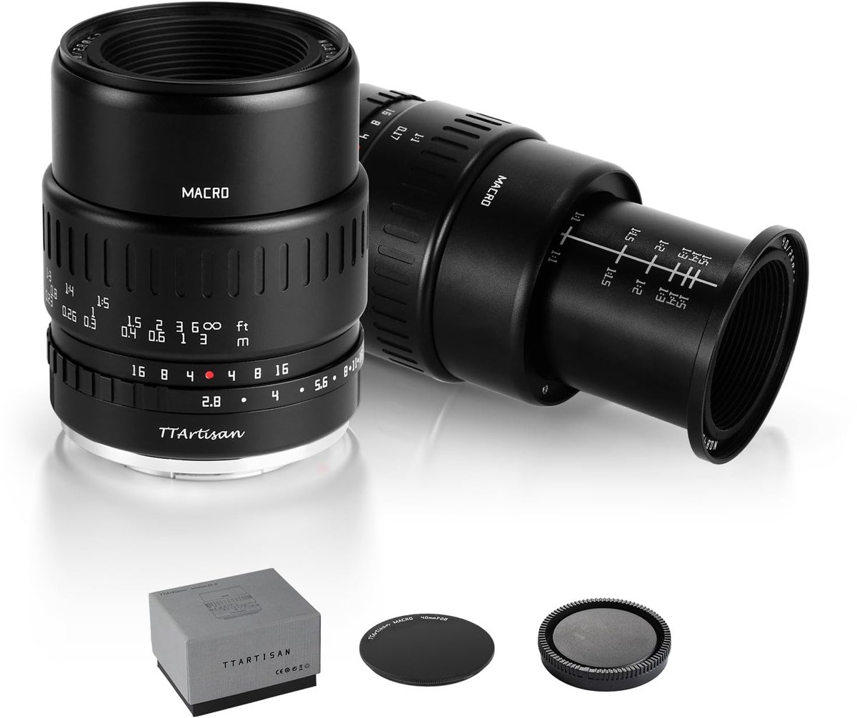 40mm F/2.8 Macro Lens - Handmatige Focus en Compact