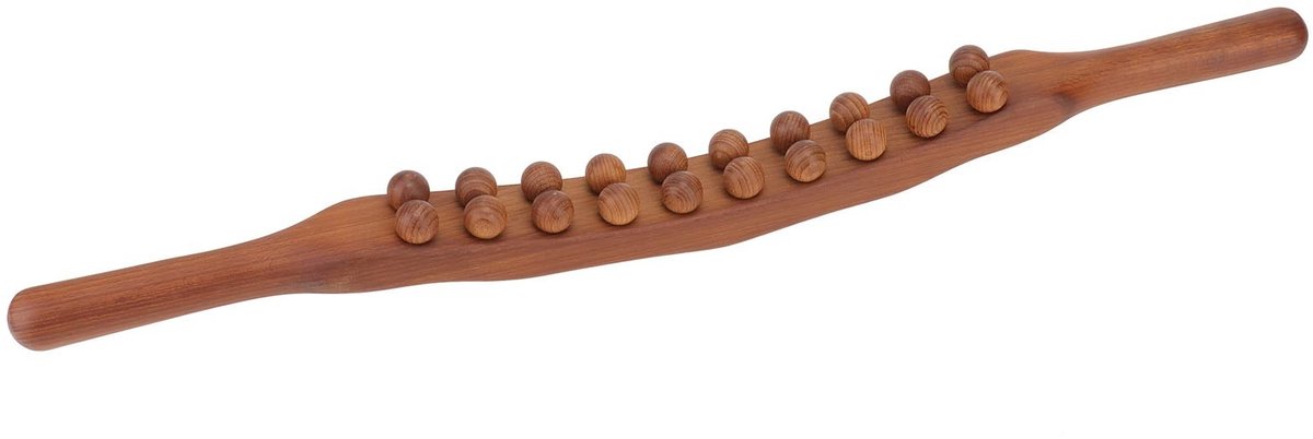 Gua Sha Massage Stick - Dubbele Rij met 20 Beden