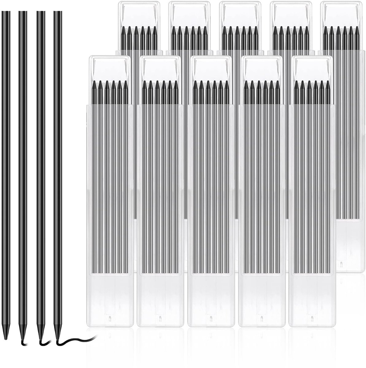 60 stuks Potlood Lood Vullingen - 2,8 mm Grafiet voor Precisiewerk