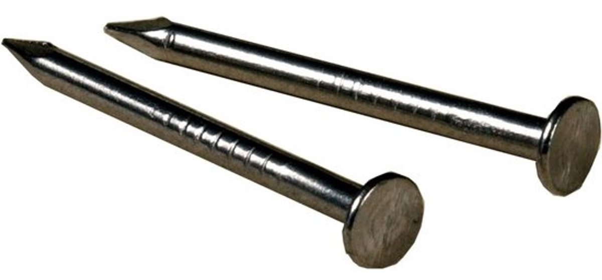 Roestvrij staal spijkers - Bevestigingsmateriaal - Klusprojecten uitvoeren - Roestbestendig materiaal - 1-1/4 inch - Zilverkleurig