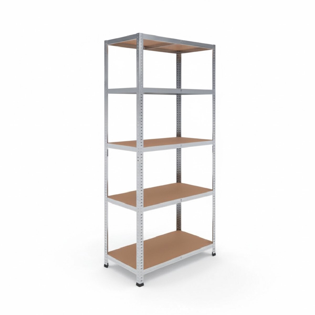 rackfriends metalen stellingkast - 210x100x50 cm - verzinkt - 5 planken