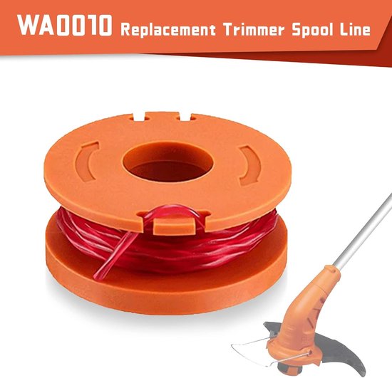 14-delige vervangende spoel lijn voor grastrimmer, Ø1.65mm, 3m strimmer spoelen geschikt voor Worx modellen WG163E, WG157E, WG169E, WG151, WG155, WG160, WG175 (12 spoelen + 2) — afbeelding 4