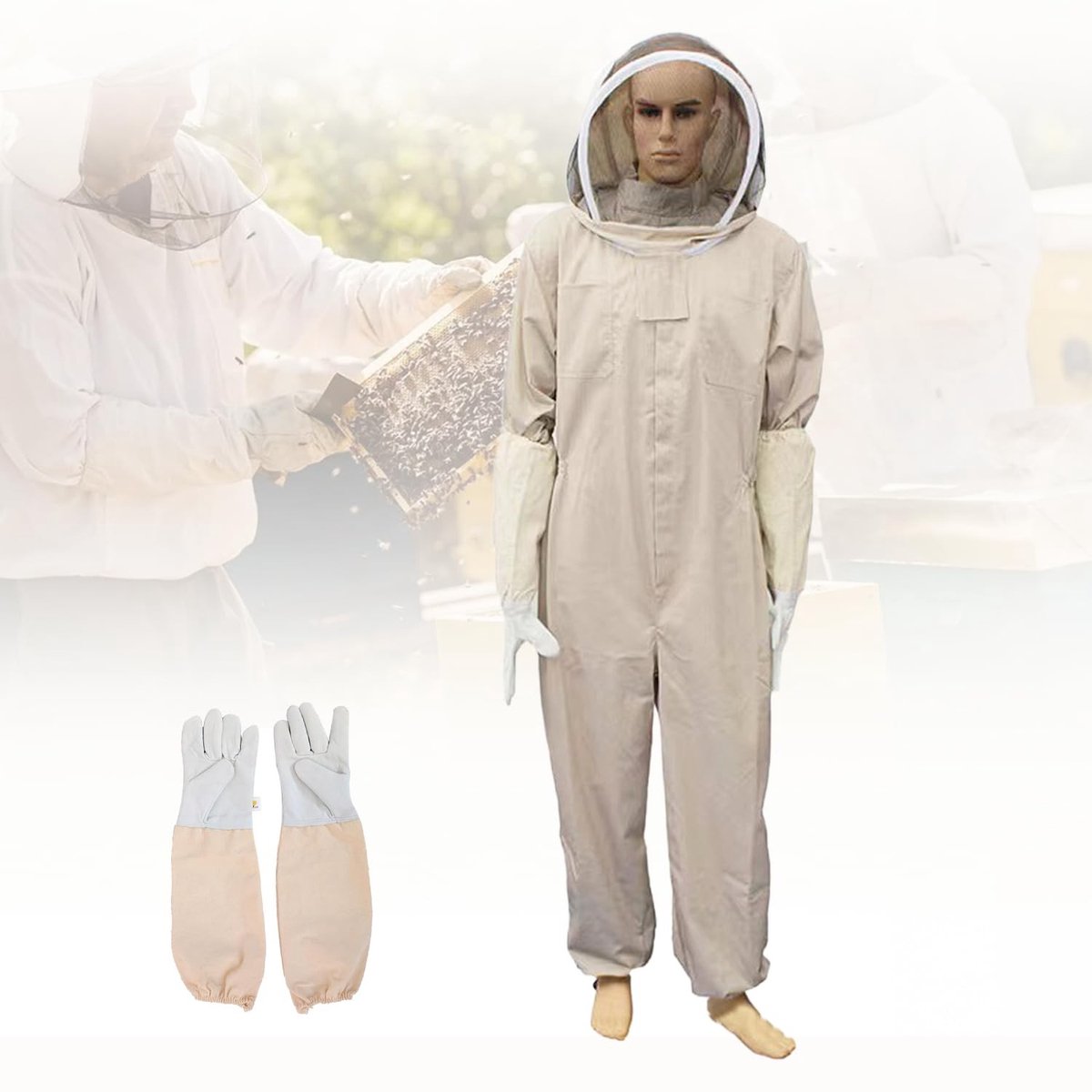 Imkeroutfit voor heren en dames - Inclusief afneembaar vizier