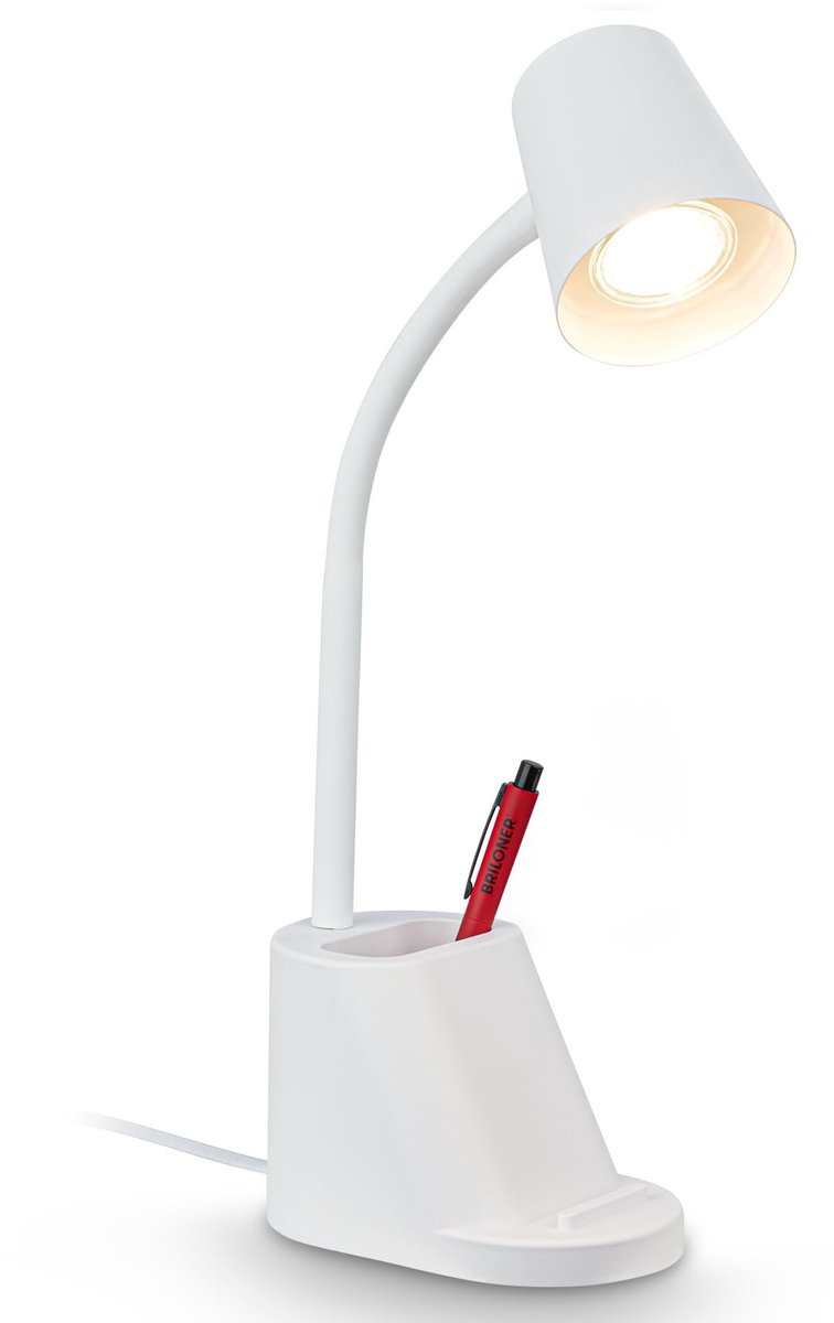 Bureau lamp - Met penhouder - Wit
