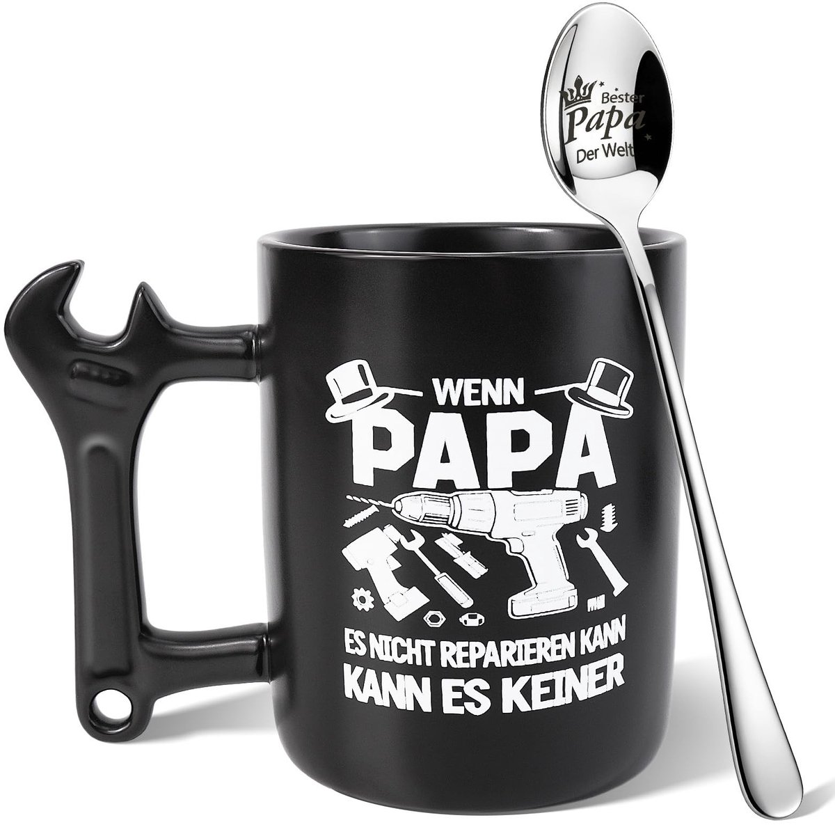 Vader Mug met Hamerhandvat - 350ml - Keramisch - Voor Vaderdag