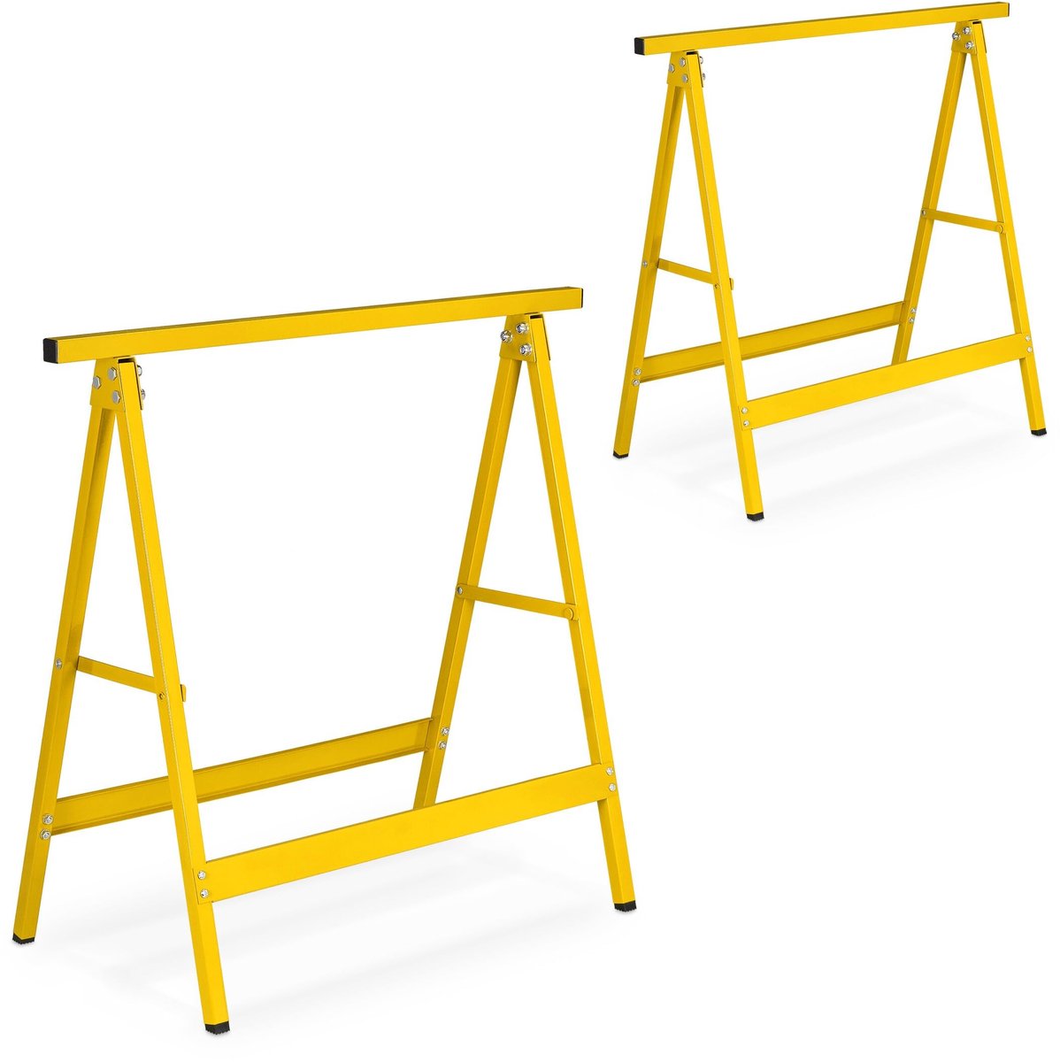Trestle Set van 2 - Opvouwbaar - 100 kg - Geel