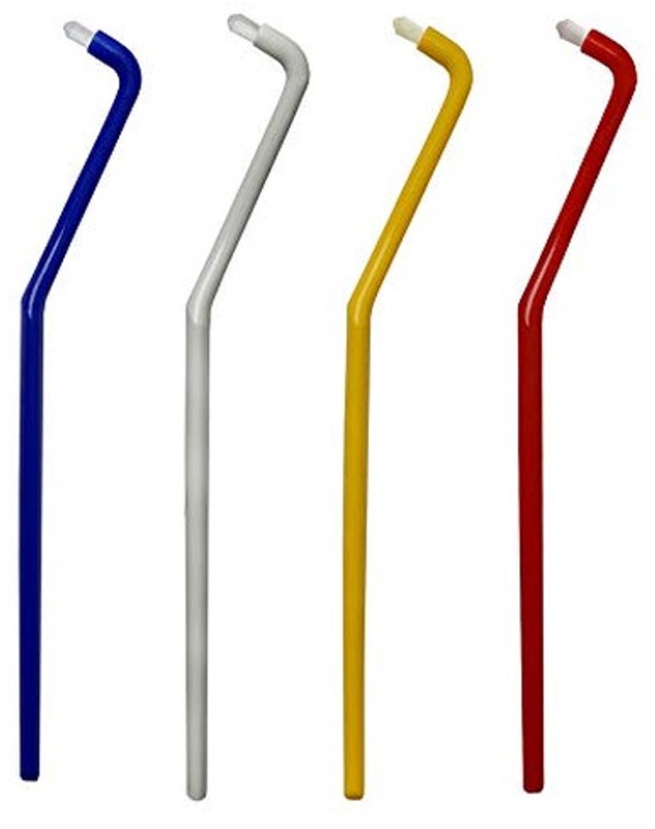 Set van 4 Zachte Tandenborstels - Nauwkeurige Tandreiniging voor Tandvlees en Beugels - Kleurmix