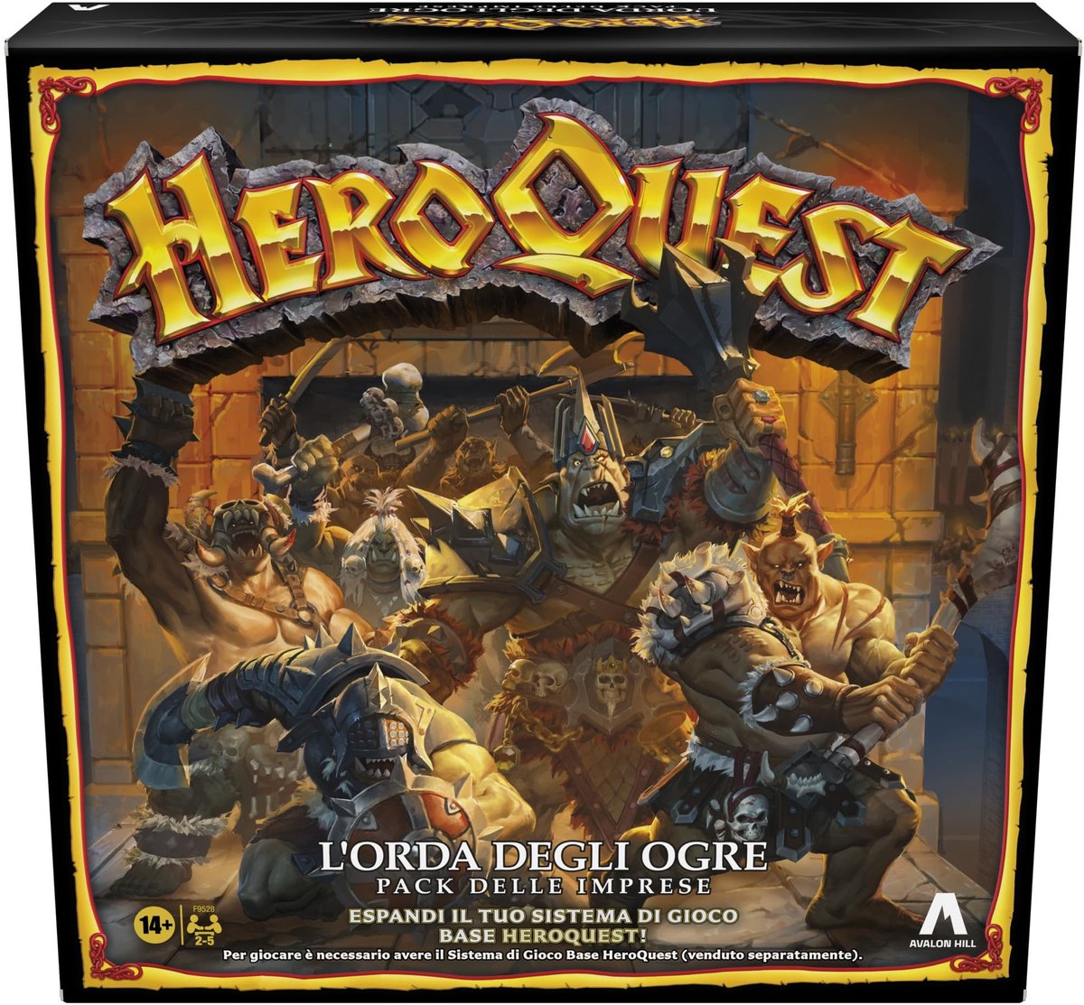 HeroQuest L'Horde dei Ogre Set - Voor 5 Spelers