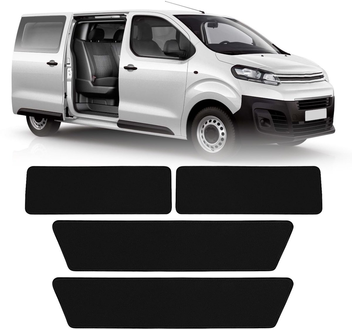 Vloermatten Set voor Citroen Jumpy en Peugeot Expert - 4 Stuks
