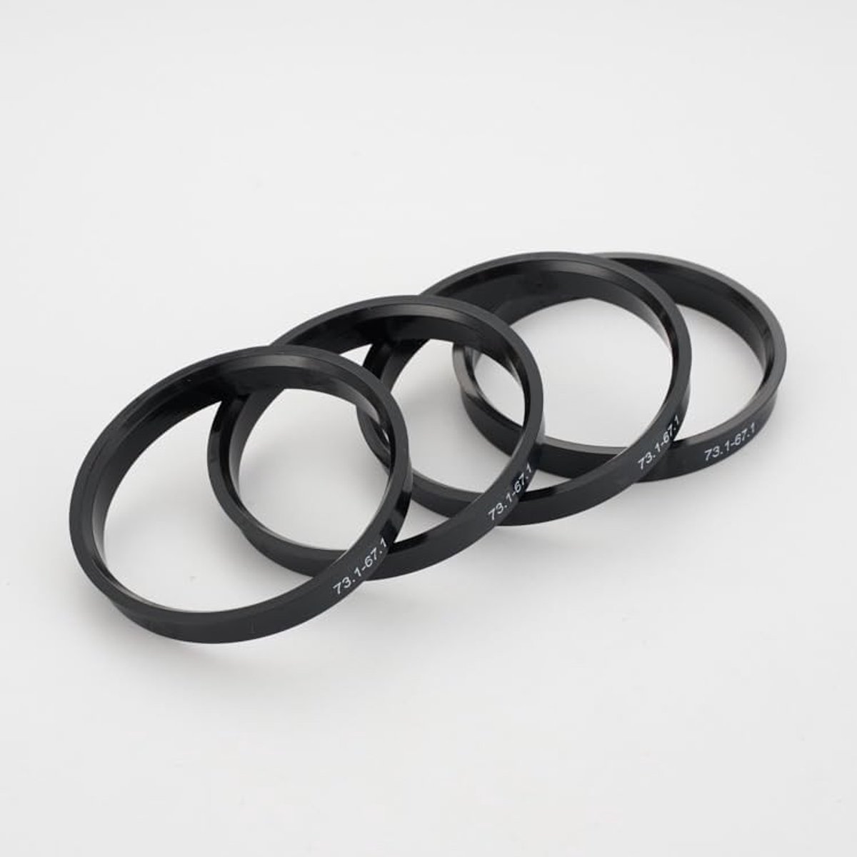 Centerringen 66.6 naar 57.1 voor Velgen, Vibration Reduction, Geschikt voor Aluminium en Staal, Verbeterde Stabiliteit en Prestaties