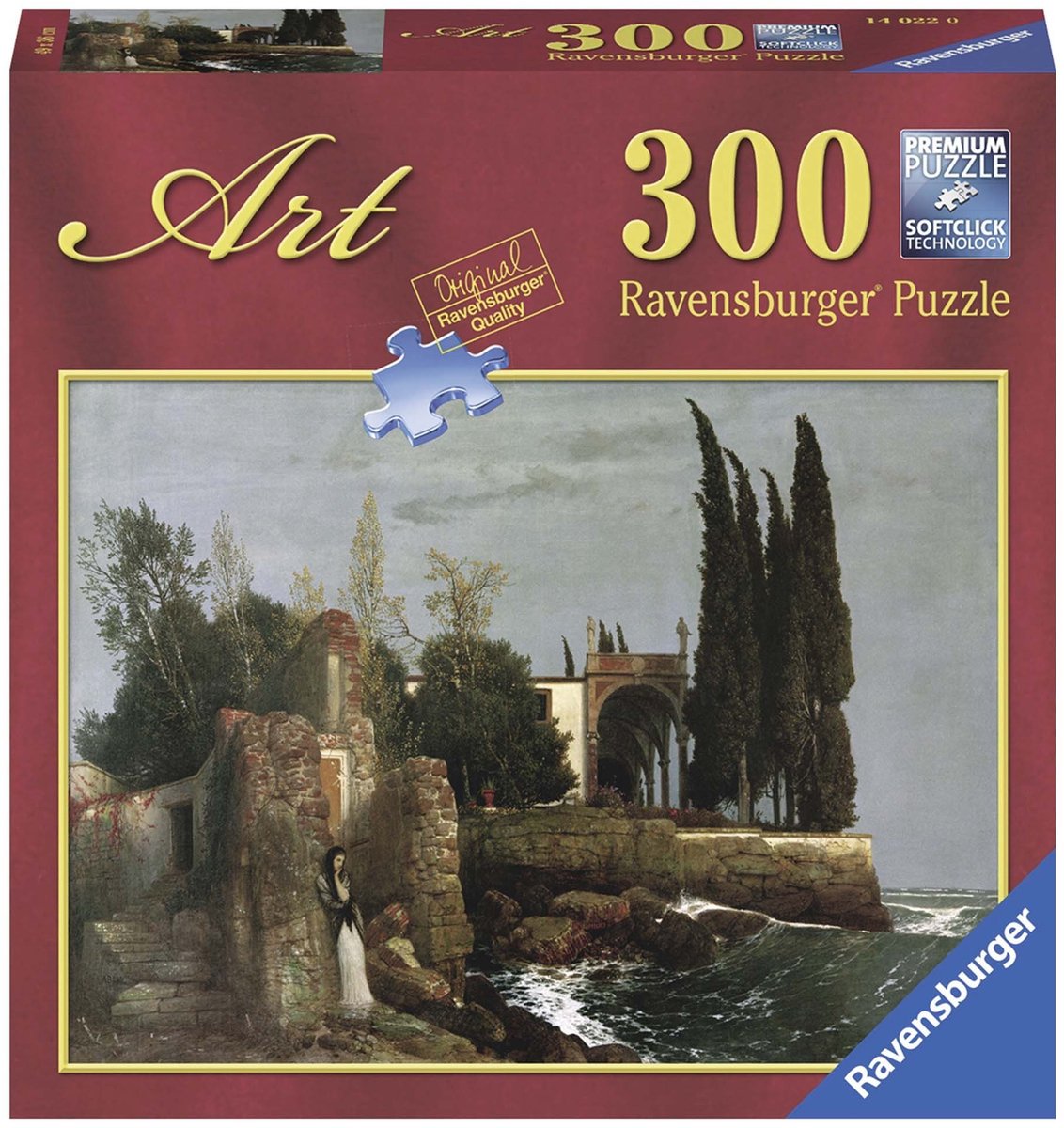 Puzzle Arnold Böcklin: Villa am More - 300 stukjes