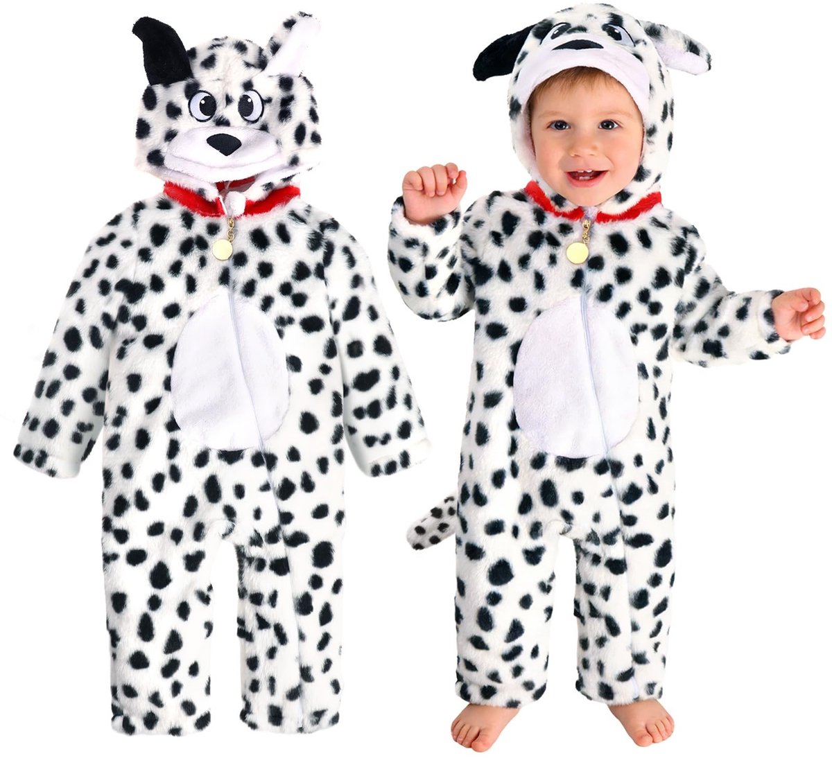 Dalmatiër Kostuum voor Kinderen - Wit - 2-3 Jaar