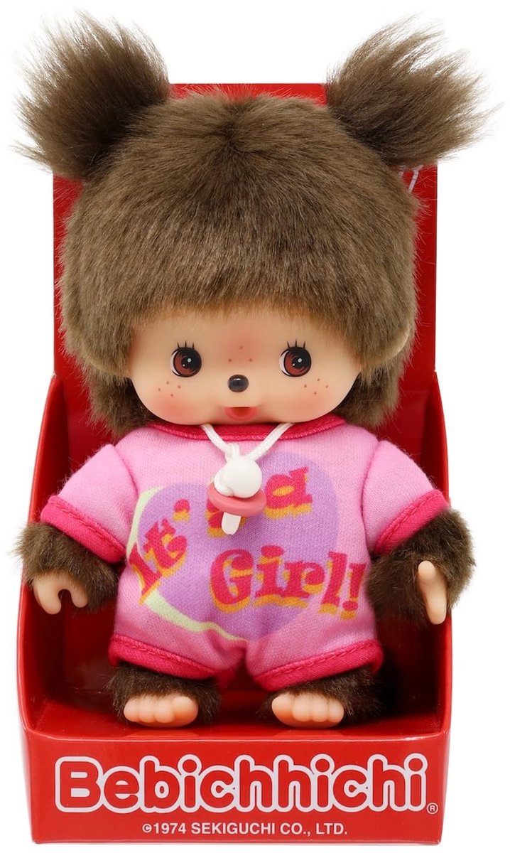 Bebichhichi Meisje - Pluche Speelgoed met Roze Romper