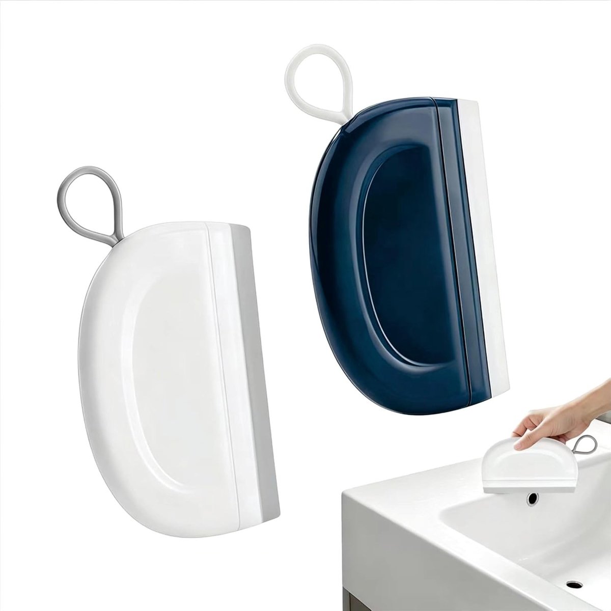 Multifunctionele Flexibele Siliconen Raamtrekker voor Douchedeuren, Badkamer, Keuken en Ramen - Ideaal voor Glanzende Oppervlakken en Vuilverwijdering