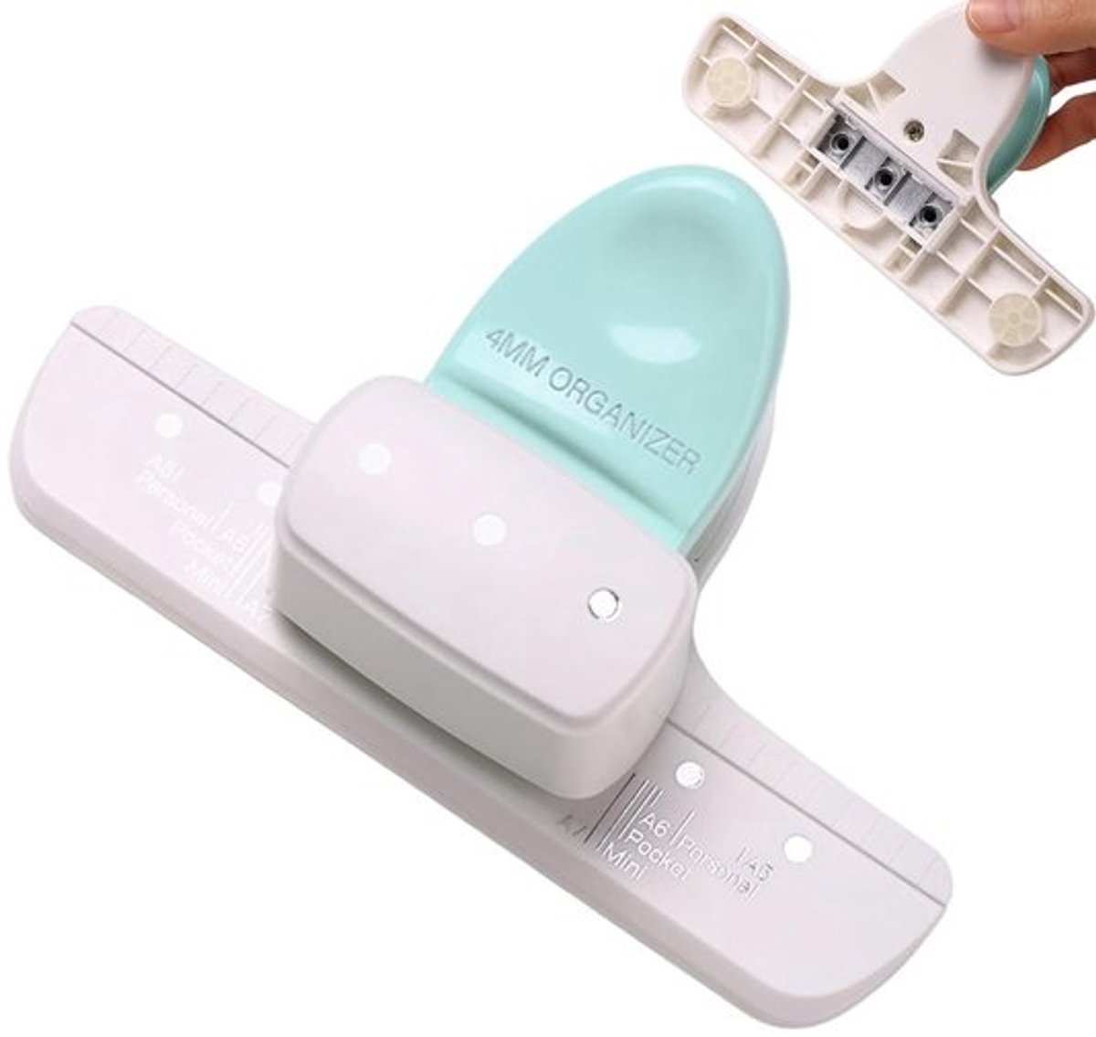 Papierperforator - Gatenmaker - Papier Organiseren - Ruimtebesparend Ontwerp - 3 of 6 Gaten - Uniek