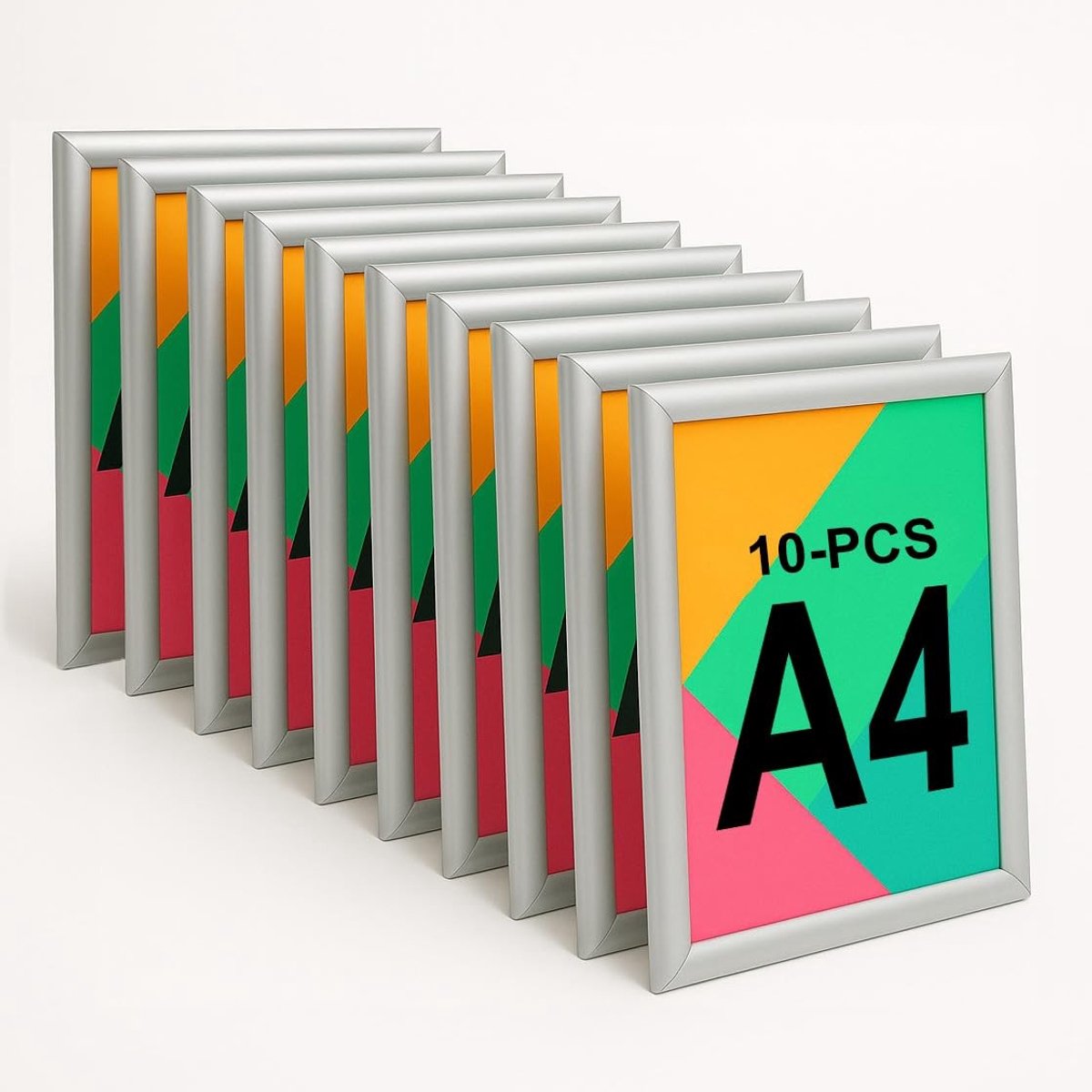 Clicklijst A4 - 10 Stuks - Zilver