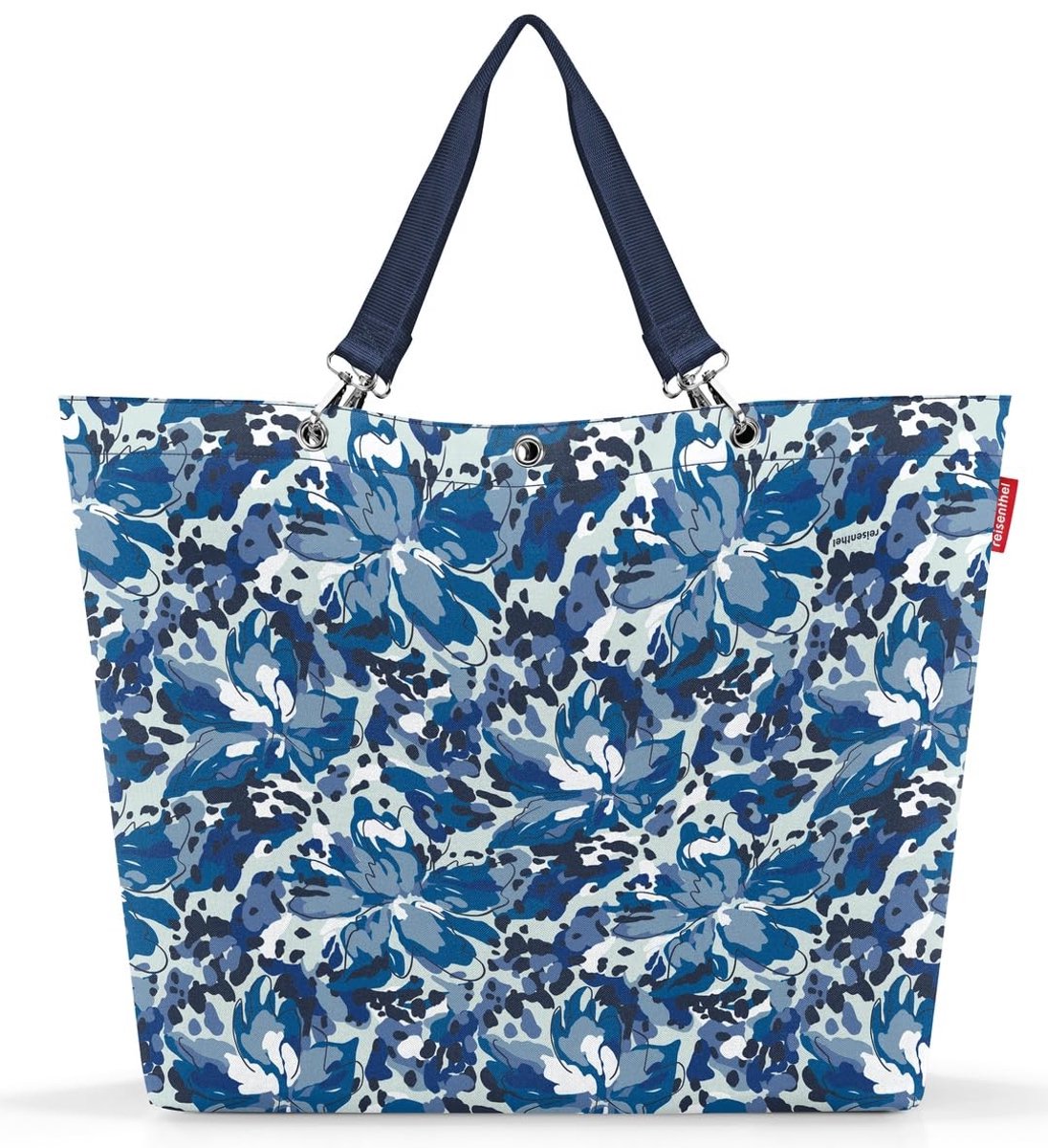 Shopper XL - Waterafstotend Materiaal - Flora Blue