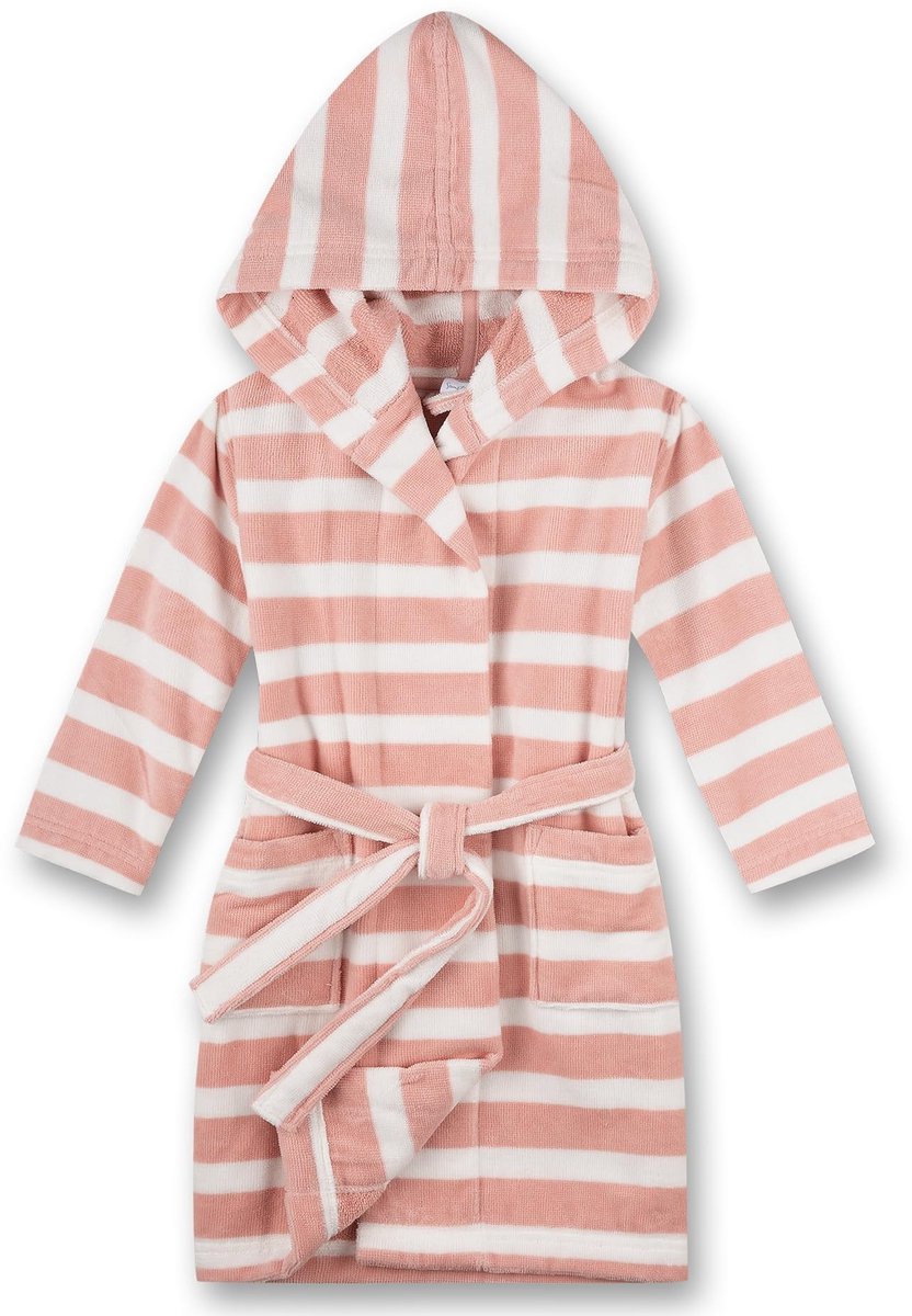 Meisjes Badjas - Zachte Terry Fleece - Roze - Met Capuchon