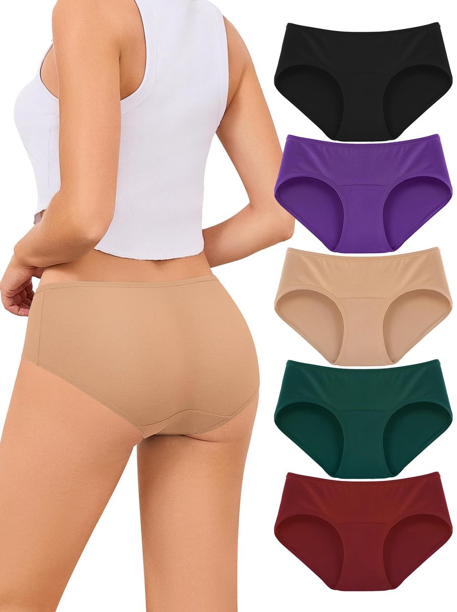 Dames Ondergoed 5-pack - Katoen - Vintage