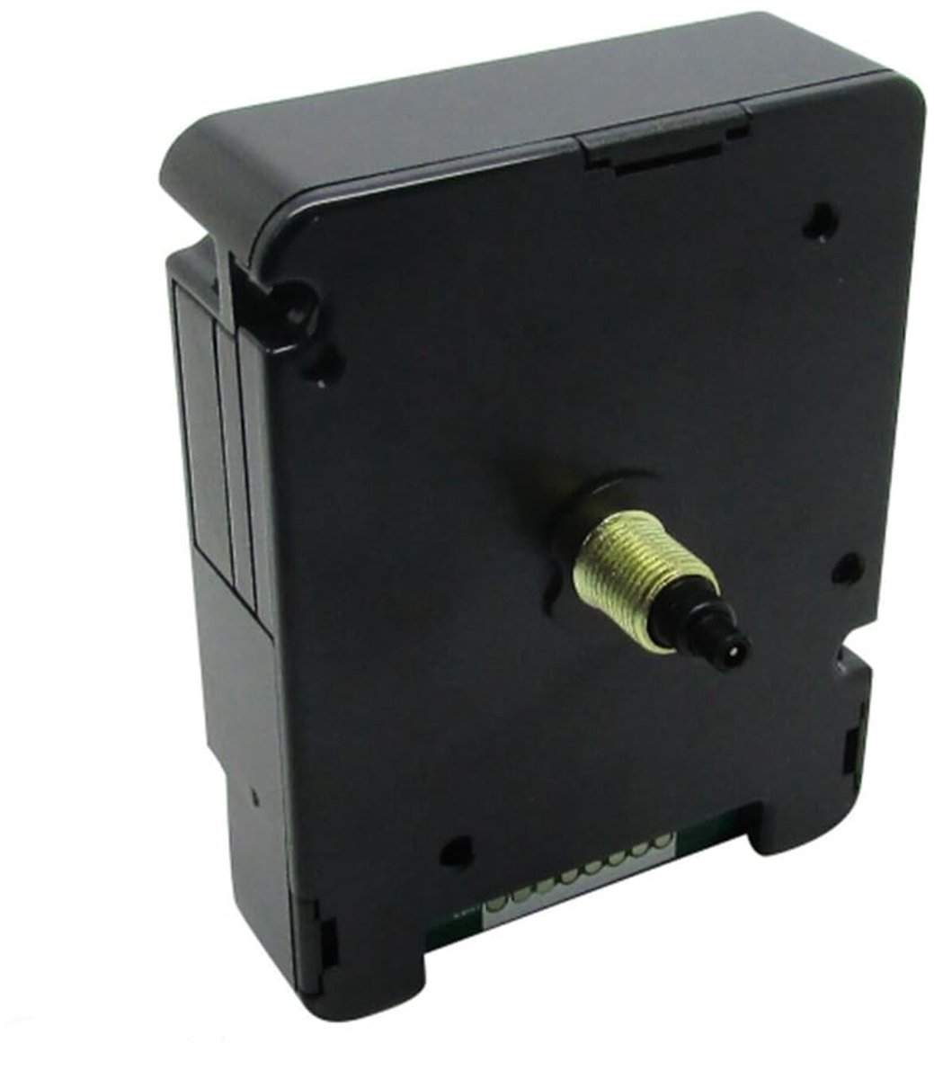 Radio Controlled Quartz Klokmechanisme - Zwart, batterijgevoed, voor wandklokken