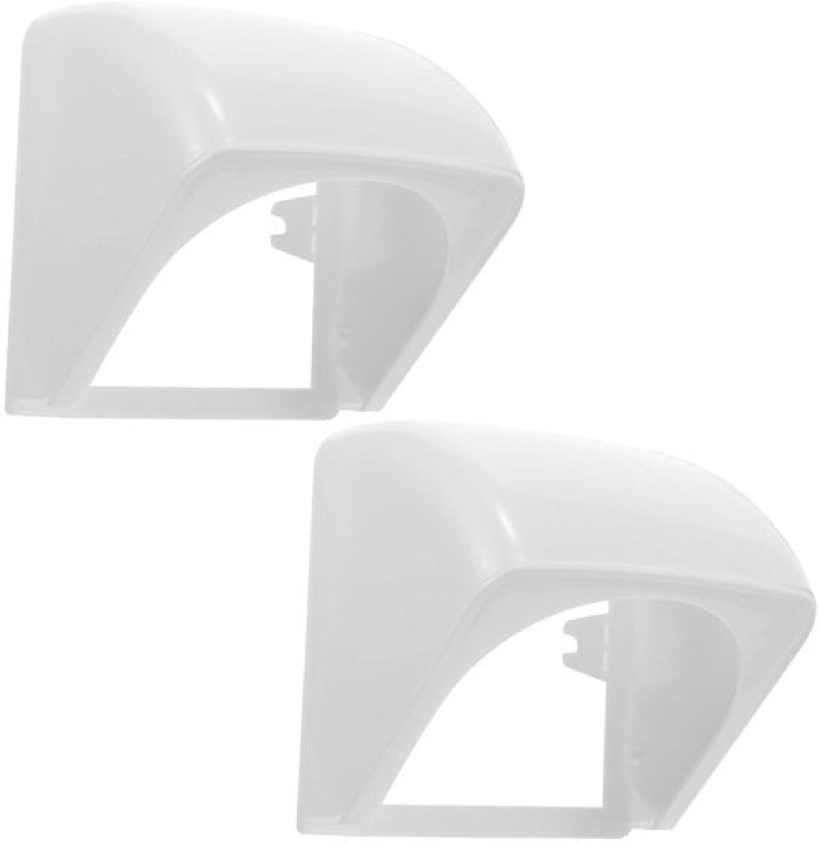 Waterdichte Socket Cover - Stopcontact Beschermer - Buiten Gebruik - Eenvoudige Installatie - 11 x 10.8 x 9 cm - Wit