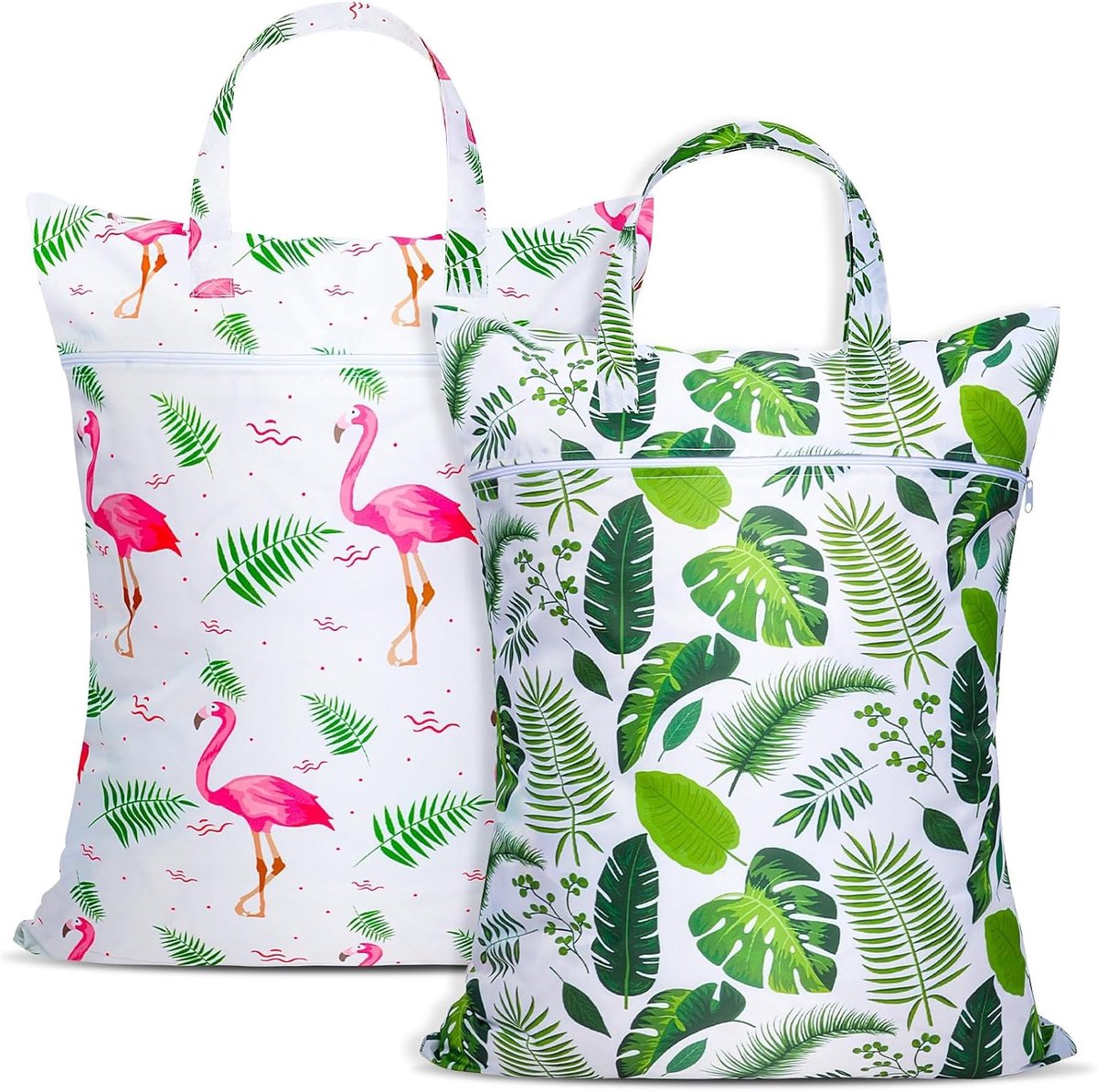 Waterdichte Reiswaszak met Handvat - 2 Stuks voor Vuile Kleding, Zwemkleding en Reisaccessoires