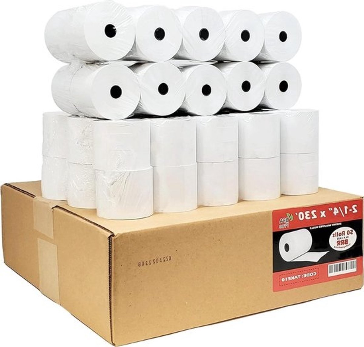 Thermisch Papier Rollen - Kassabon Papier - Bonnen Printen - BPA Vrij - 58 mm x 70 m - Wit