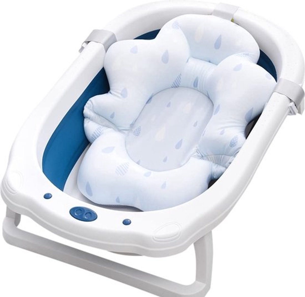 Baby Badkussen – Baby Badmatras - Veiligheid baby kussen voor bad - veiligheidskussen voor in bad – Zachte babykussen