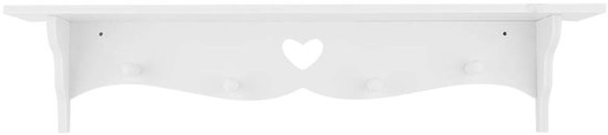 24 * 4,5 * 1,1 inch wandgemonteerd opbergrek opbergrek, witte plank, voor huishouden voor slaapkamer
