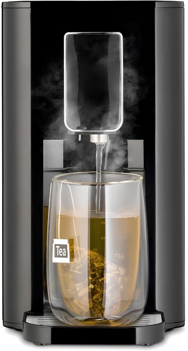 TYR® Heetwaterdispenser - Heetwatertap - Turbo Warmwaterdispenser - Zwart - 29cm x 18cm x 30cm