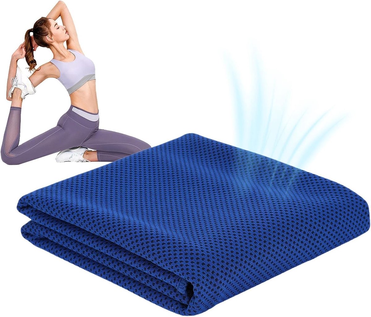 Thijox - Koelhanddoeken voor Nek en Gezicht - Sneldrogende Verkoelende Wraps 30,5 x 81,3 cm - Microvezel Koude Handdoek voor Yoga, Golf, Sport, Fitnes